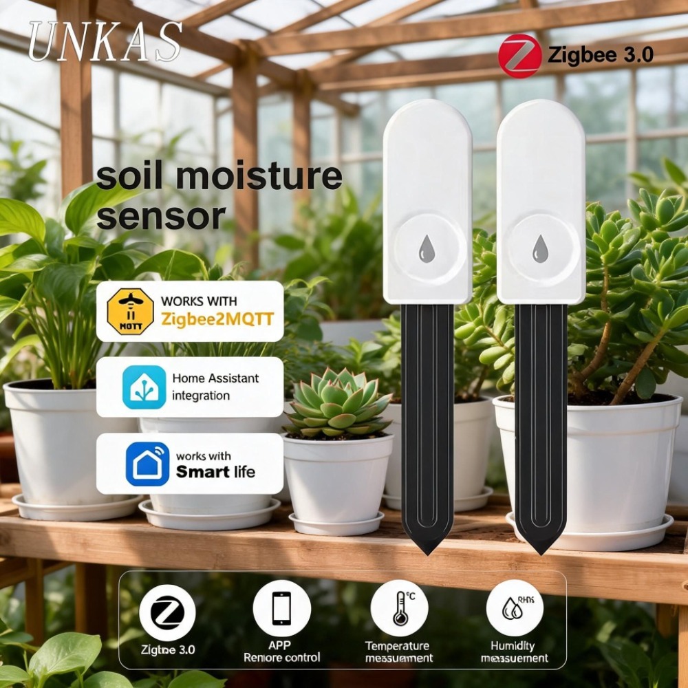 Plant Parent App - ZigBee 3.0 Soil Monitor Sensor Hygrometer
