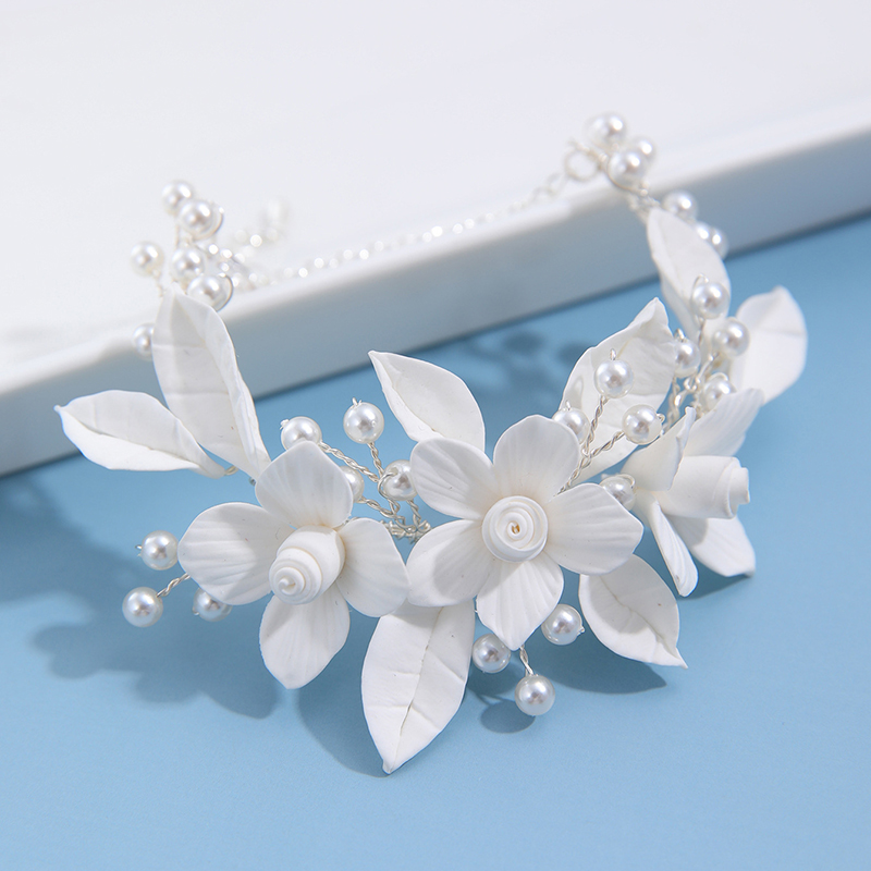Ins Clay Flower Bridal Bracele - Snake Plant Ceramic ulasan dan harga